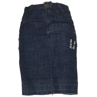 Denim skirt (Blue) from L.A.M.B Cotton