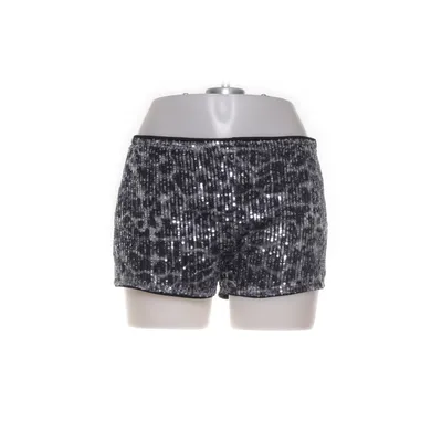 Shorts (Black, Silver, Multicolored) from Romwe Elastane, Polyester