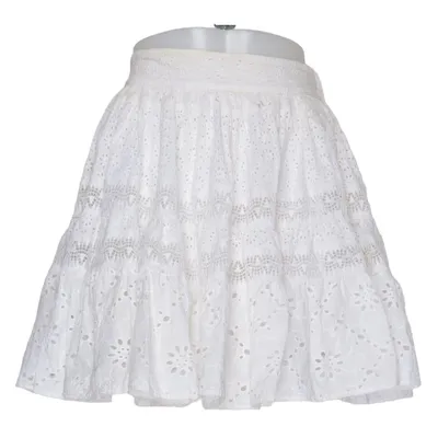 Skirt (White) from Maje Cotton, Polyester, Viscose