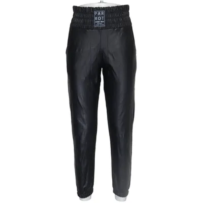 Vinyl broek (Zwart) van Parrot
