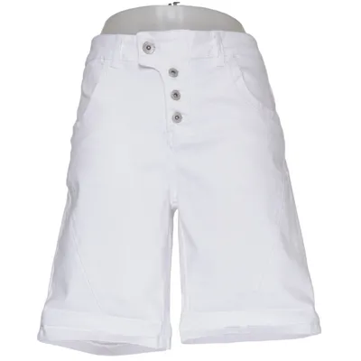 Jeansshorts (Hvid) fra Seaside Bomuld, Elastan