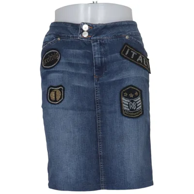 Jupe en jean (Bleu) de Roccobarocco Coton