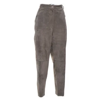 Läderbyxor (Beige) från Meico Skinn, Viskos