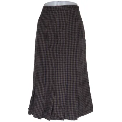 Rok (Bruin, Blauw) van Joseph Janard Viscose, Wol