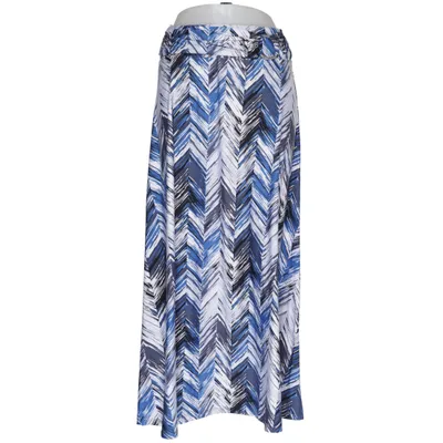 Jupe longue (Bleu, Gris, Blanc, Noir) de Robert Louis Élasthane, Polyester