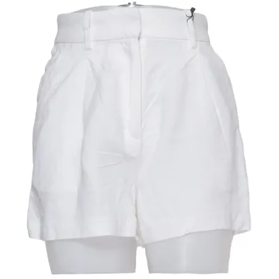 Shorts (Vit) från H&M Premium Quality Linne, Viskos, Polyester, Bomull