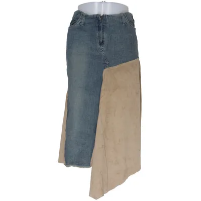 Spijkerrok (Blauw, Beige) van Crazy World Katoen, Elastaan