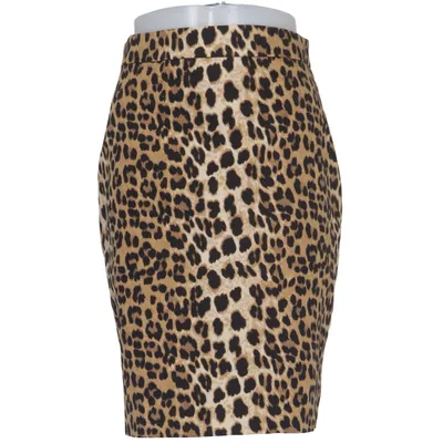 Skirt (Brown, Black) from Hallhuber Cotton, Elastane