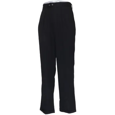 Byxor (Svart) från Vintage Polyester, Viskos