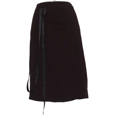 Slå om-nederdel (Brun) fra Clemens en August Acetat, Polyester, Viscose