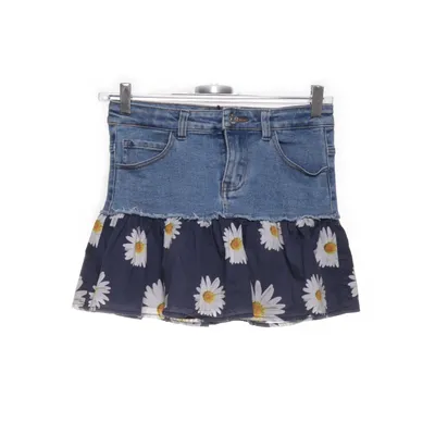 Skirt (Blue, Multicolored) from Desigual Cotton, Elastane, Polyester, Viscose