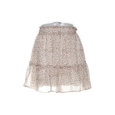 Jupe (Beige, Blanc) de Drôle de Copine Polyester
