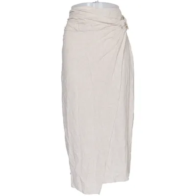 Wrap skirt (Beige) from Lipsy London Linen, Viscose