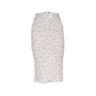 Spódnica (Biały, Wielobarwny) z H&M Wiskoza