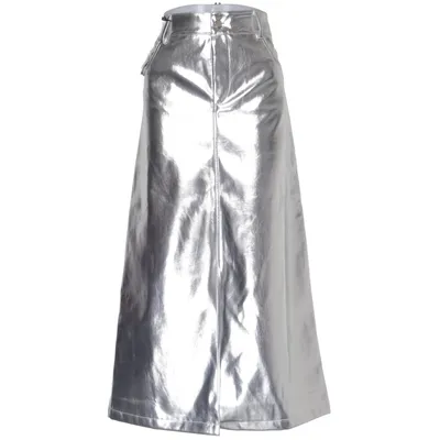Nederdel (Nw Front Slit Maxi Skirt) fra Noisy May Polyester, Polyurethan