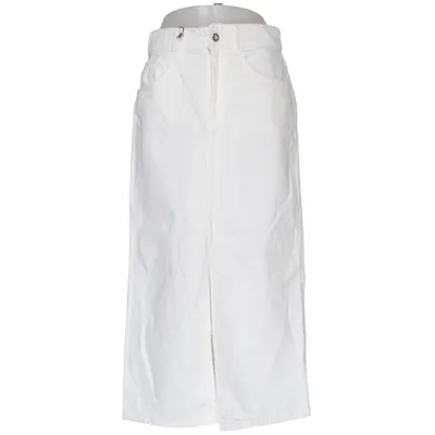 Långkjol (Vit) från Massimo Dutti Bomull