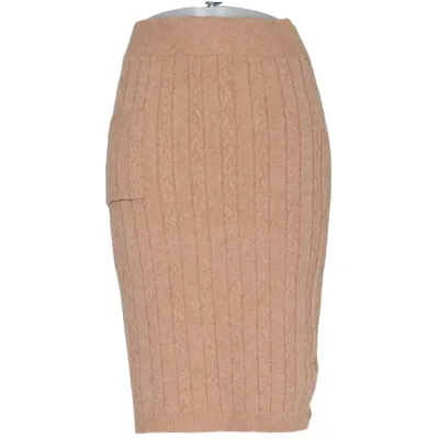 Skirt (Beige) from Les Étoiles Claires Cashmere, Merino wool