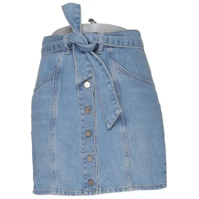Jupe en jean (Bleu) de Anika Teller x NA-KD Coton, Polyester