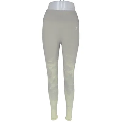 Sports tights (Gray, Green) from Gymshark Elastane, Polyamide, Polyester