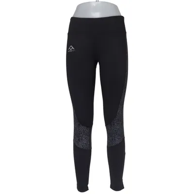 Sports tights (Black, Silver) from Active Fit Elastane, Polyester