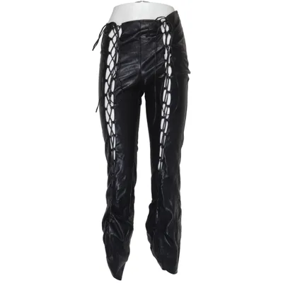 Pants (Black) from Urban Outfitters Polyester, Polyurethane