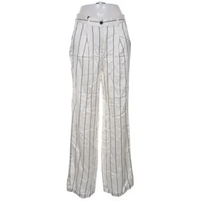 Pantalon patte d'éléphant (Blanc, Noir) de Anine Bing Polyester, Viscose