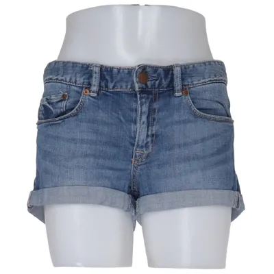 Denim shorts (Blauw) van L.O.G.G by H&M Katoen, Elastaan