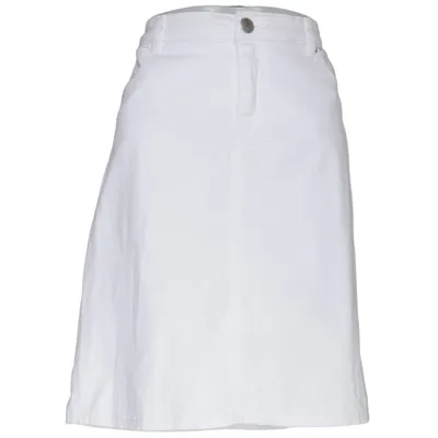 Denim skirt (White) from Flash Jeans Cotton, Elastane