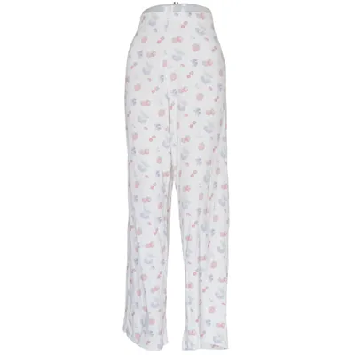 Pyjamasbyxor (Vit, Flerfärgad) från Djerf Avenue Elastan, Lyocell
