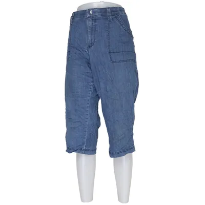 Trekvartsbyxor (Blå) från Lee Bomull, Elastan, Polyester
