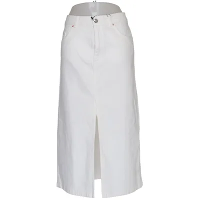 Jupe en jean (Blanc) de Oui Coton, Élasthane, Polyester