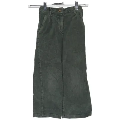 Corduroy broek (Groen) van Cyrillus Katoen, Elastaan