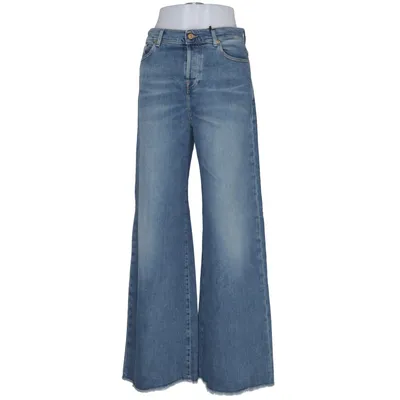Spijkerbroek (Blauw) van 7 for All Mankind Katoen, Elastaan