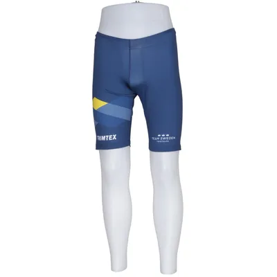 Compression shorts (Blue, Multicolored) from Trimtex Elastane, Polyester