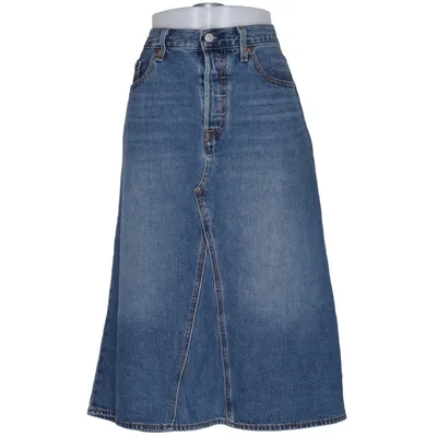Spijkerrok (Blauw) van Levi's Premium Katoen