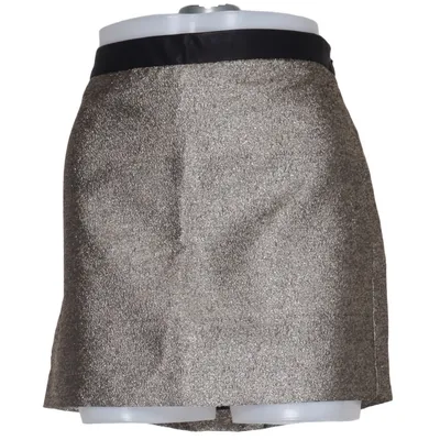 Jupe (Or, Noir) de Mango Casual Polyester, Viscose