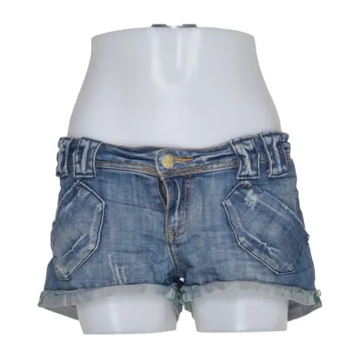 Denim shorts (Blue) from Yes Miss Cotton, Elastane