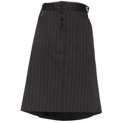 Skirt (Brown, Black) from Jürgen Michaelsen Elastane, Polyester, Viscose