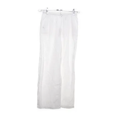 Byxor (Vit) från H&M Linne, Bomull, Polyester