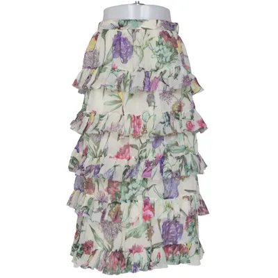 Jupe longue (Jaune, Multicolore) de H&M Trend Polyester