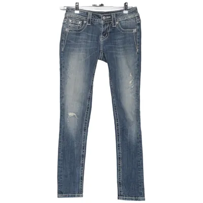 Jeans (Blå) fra Miss Me Bomuld, Elastan