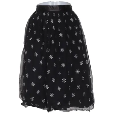 Tulle skirt (Black, White) from Hell Bunny Elastane, Polyamide, Polyester