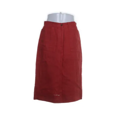 Skirt (Red) from Elisabeth Shannon Linen, Acetate