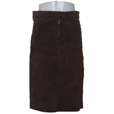 Lederrock (Braun) von Ichi Leder, Polyester