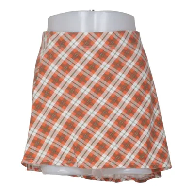 Skirt (Orange, White, Green) from Miss Selfridge Cotton, Elastane