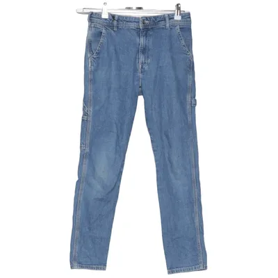 Spijkerbroek (Blauw) van Lee x H&M Katoen, Elastaan
