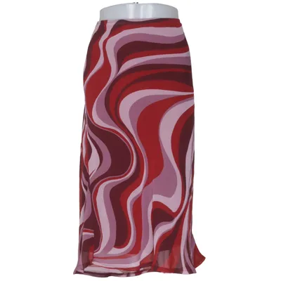 Kjol (Röd, Rosa, Lila) från Street One Acetat, Polyester