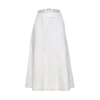 Rock (Weiß) von Uniqlo U Baumwolle, Polyester