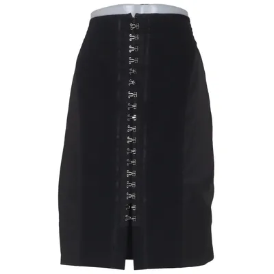 Skirt (Black) from Crisca Cotton, Elastane, Polyester, Polyurethane