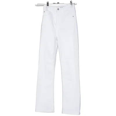 Jeans (White) from Zara Cotton, Elastane